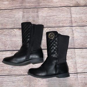 Girls black boots size 9